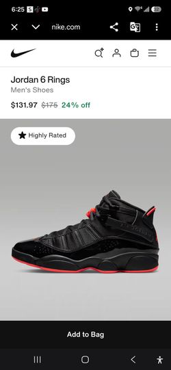 Jordan 6 rings