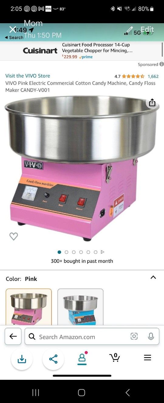 VIvo Cotton Candy Machine V001