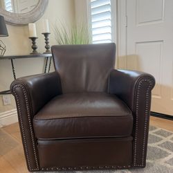 Irving Swivel Chair Pottery Barn