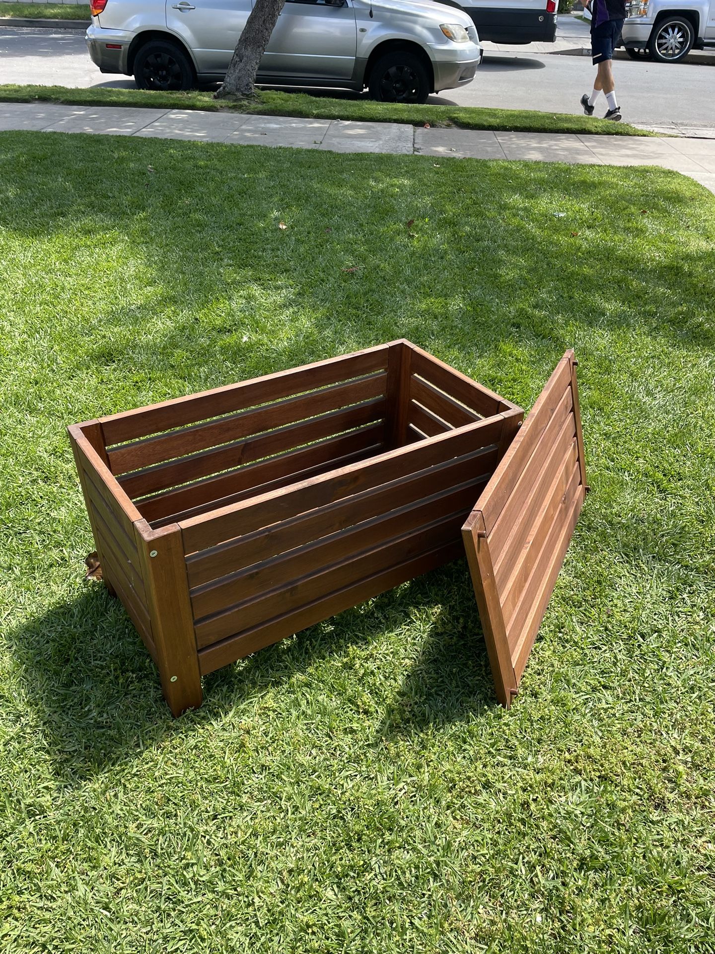 IKEA Wooden Storage bin, Wood Slats