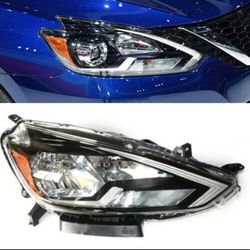 Nissan Sentra 2016-2019 4 Dr Sedan Tail Light Assembly RIGHT Passenger Side Halogen Headlamp Headlight
