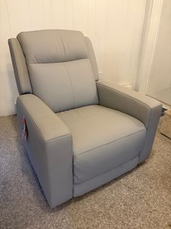 Simon Li Wren Leather Zero Gravity Power Recliner
