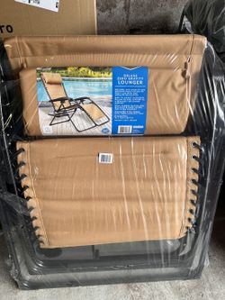 Zero Gravity Chair, Folding Outdoor Patio Lounge Recliner
