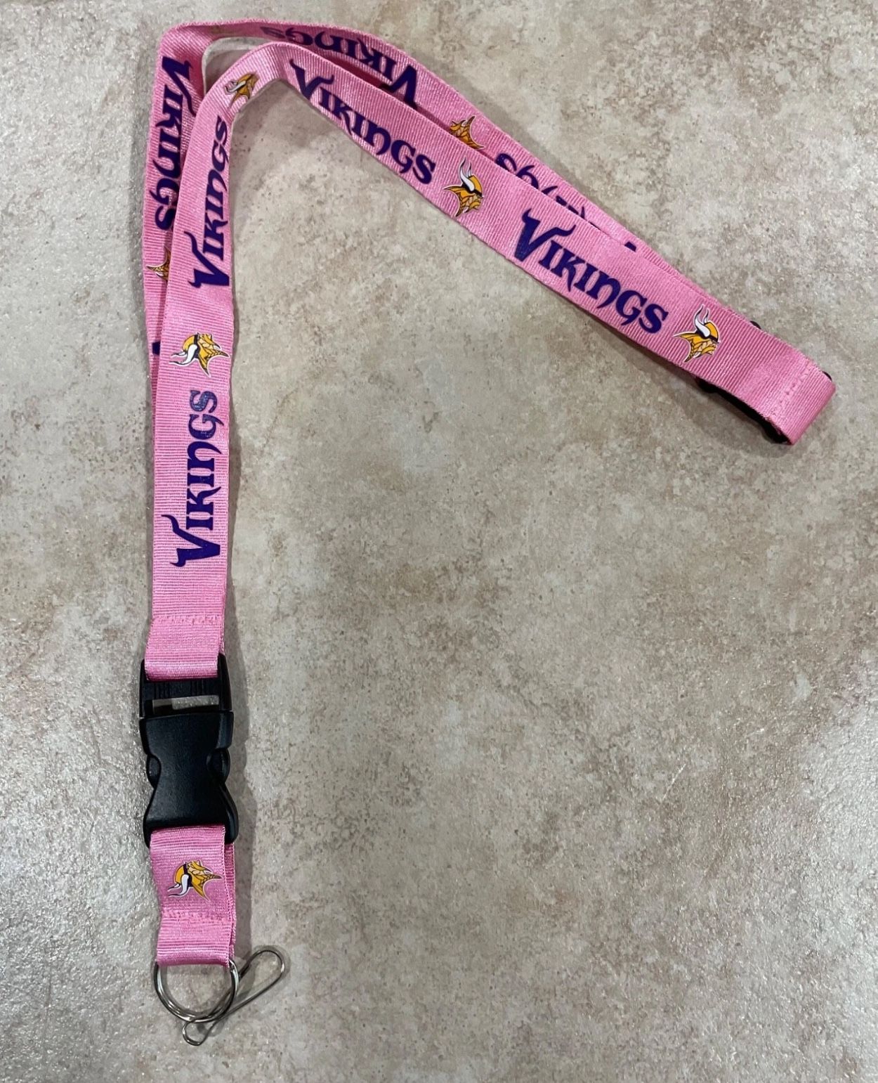 Minnesota Vikings Lanyard Pink New!