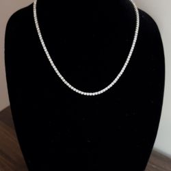 15 CTW 20” 925 Moissanite Tennis Chain