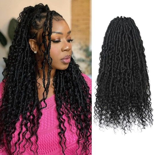 Crochet Boho Locs W/Human Hair-PLZ READ DESCRIPTION!