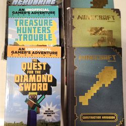 Collection of 5 Minecraft Books