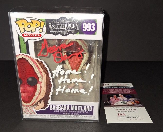 🔥 Geena Davis autographed Funko JSA COA🔥