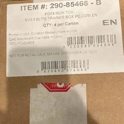 Pokemon Center 151 Elite Trainer Box Case 