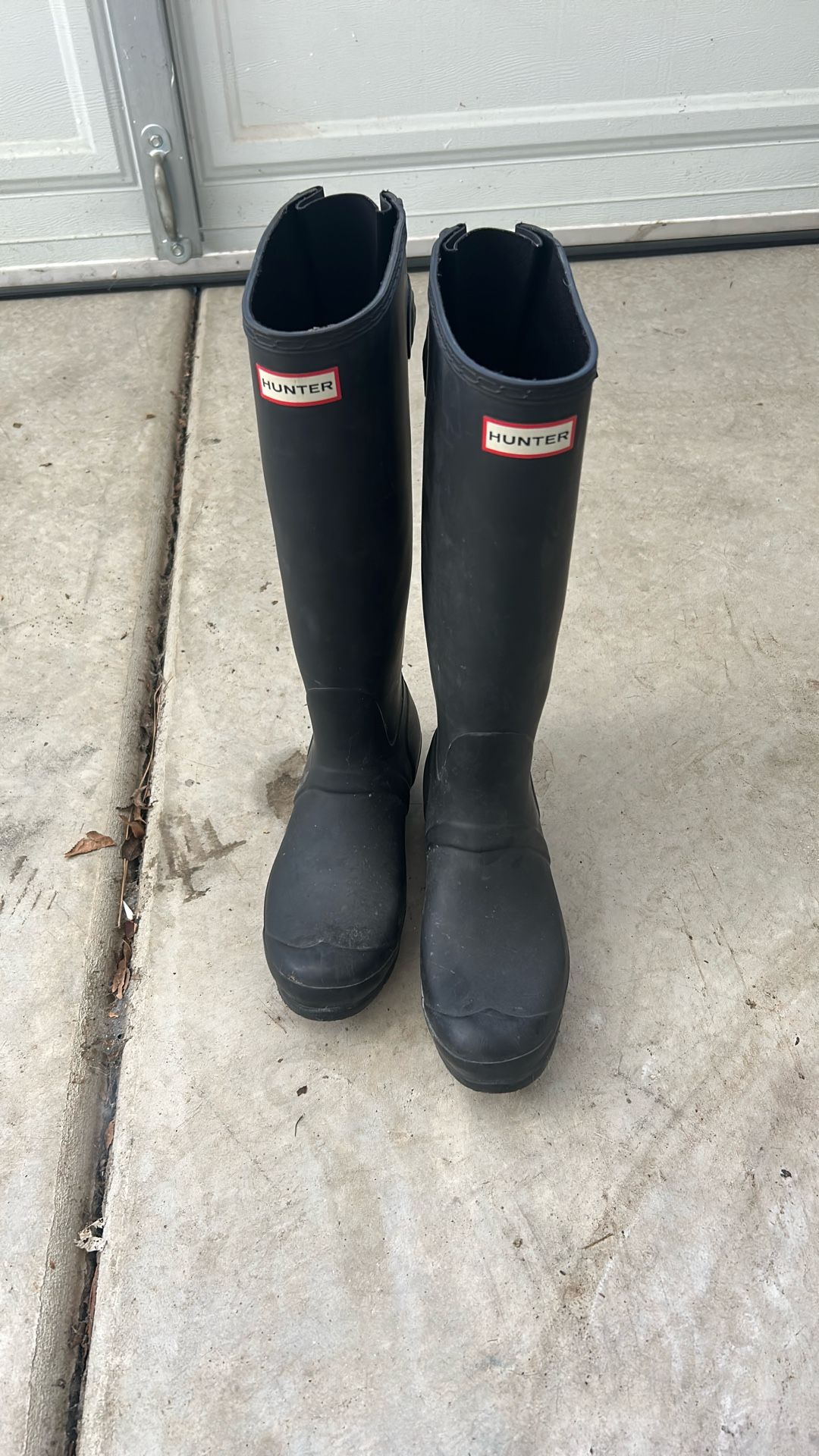 Hunter Black Rain Boots Size 11 Women’s