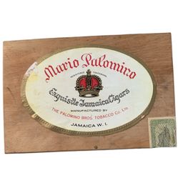 Vintage 50s Jamaican Cigar Box 