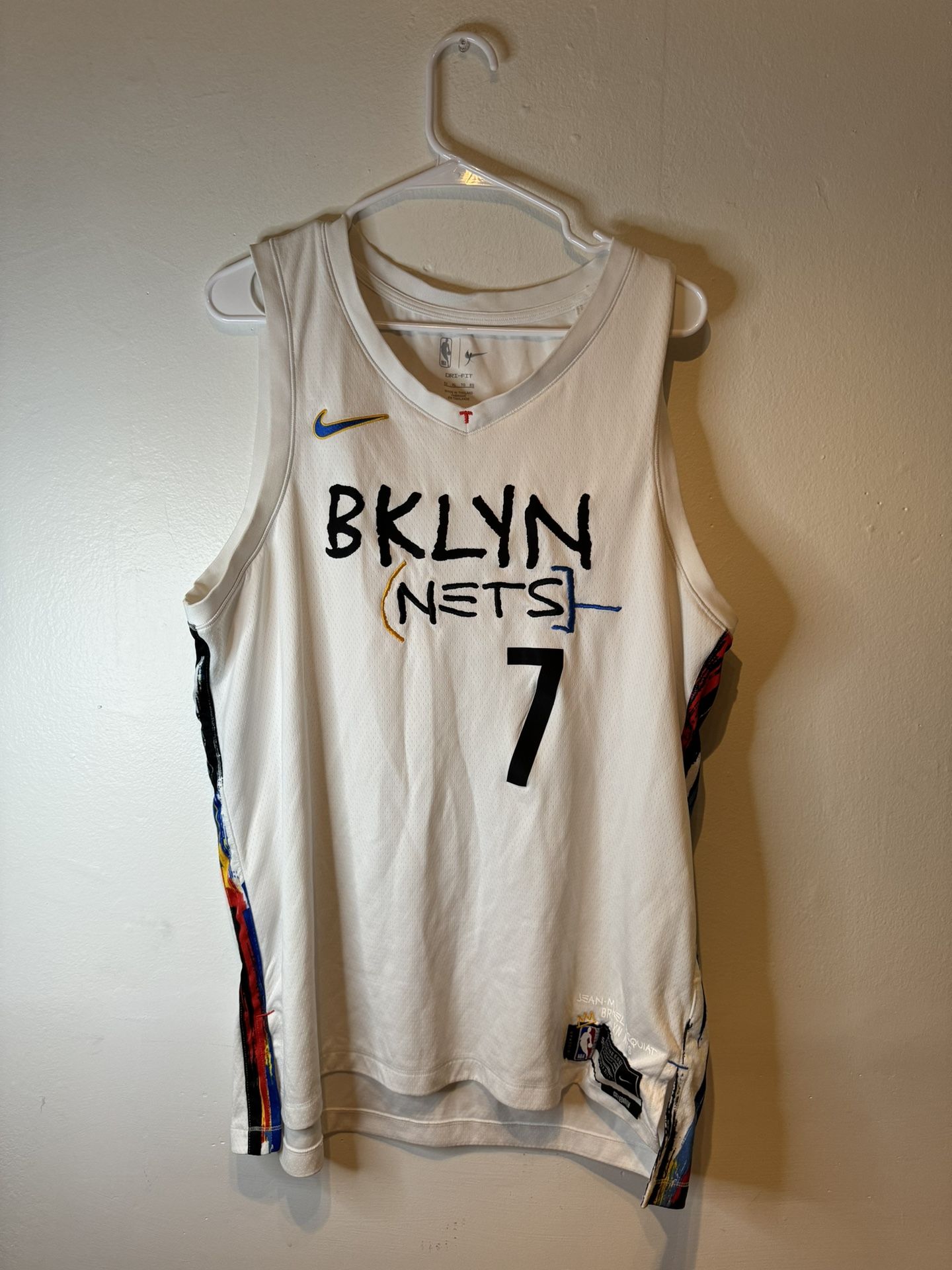 Brooklyn Nets KEVIN DURANT Nike x 2020-21 City Edition Swingman Jersey Size 52