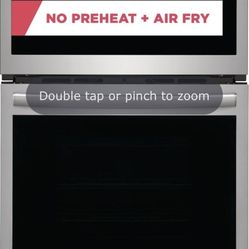 NEW ❤️27”❤️ FRIDGIDARE GALLERY SMART CONVECTION STAINLESS STEEL OVEN MICROWAVE COMBO WITH 3 YEAR EXTENDED WARRANTY FULLY TRANSFERABLE 2/17/24
