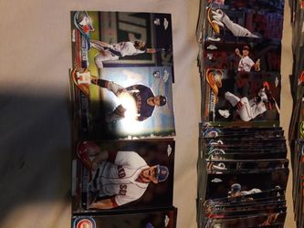 2018 TOPPS CHROME SET(INCLUDES MOST, MISSING AROUND 15 CARDS)