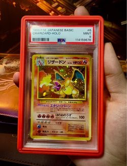 Charizard 1996 PSA 9 JP *WING SWIRL* pre-1st edition