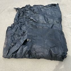 2x 50ft Black Fence Screening