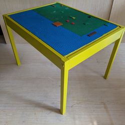 Kids Lego Table Made From Ikea + Chair