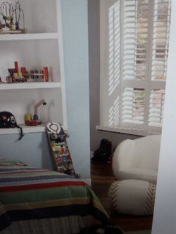 Baseball chair and ottoman new