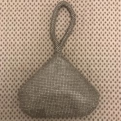 Silver Shiny Mini Purse