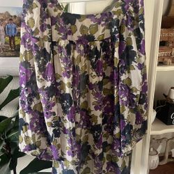 Boho Floral Blouse Beautiful Sleeves