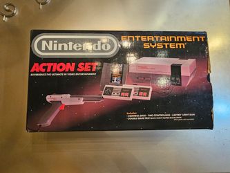 Nintendo Entertainment System Nes Boxed Video Game Console