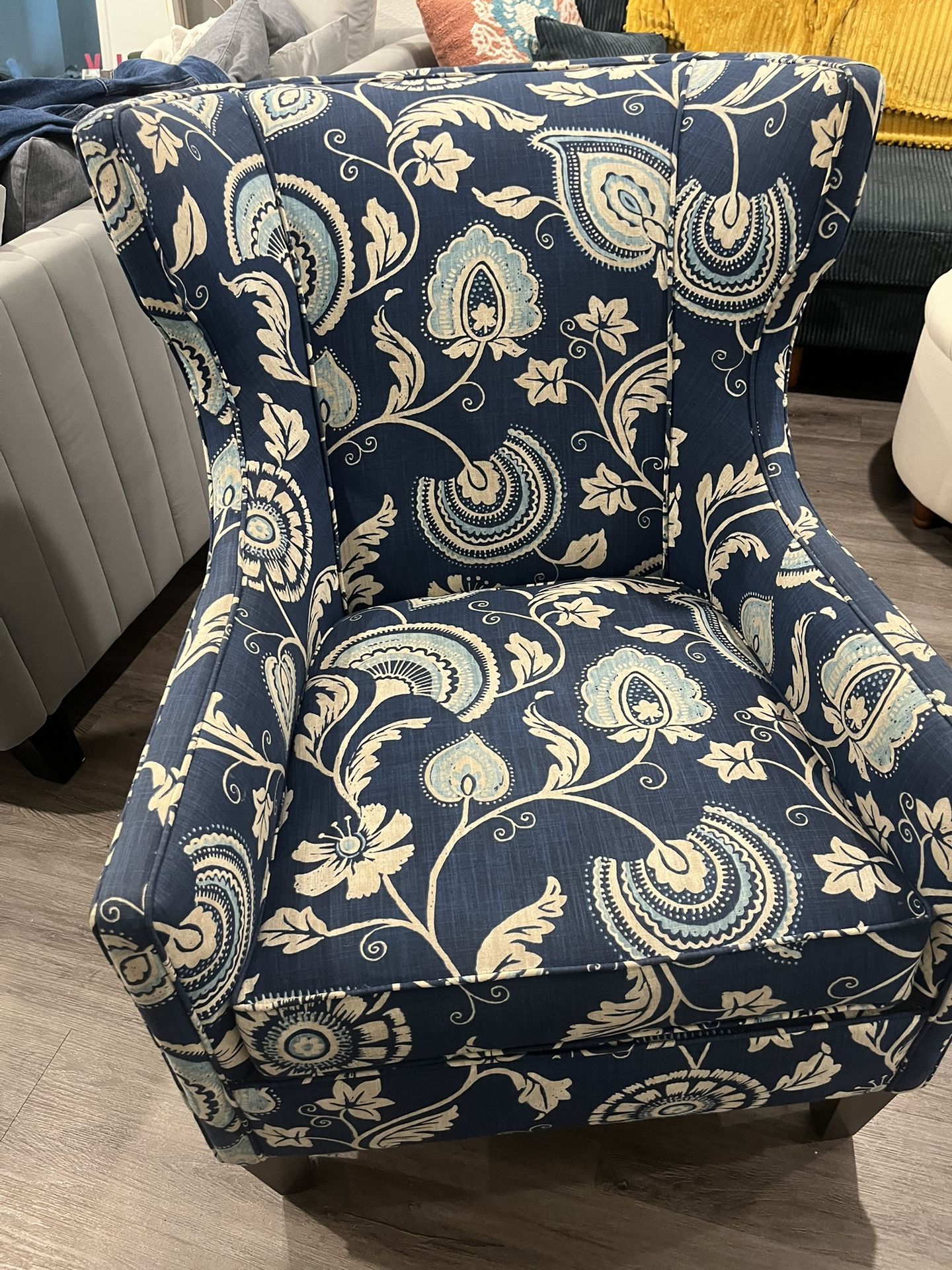 Paisley Wingback Needs a Home