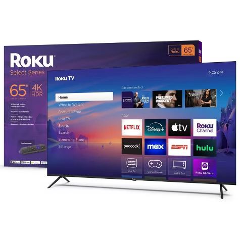 65in TCL Roku 4k Smart TV 10/10 Condition