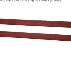 Solid Wood Safety Bed Rail for Toddlers - Easy Installation - Premium Protection for Bunk, Twin, Full, Queen and King Size Beds - (Cherry)