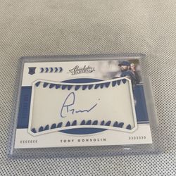 Tony Gonsolin Rookie Card Baseball Auto Patch