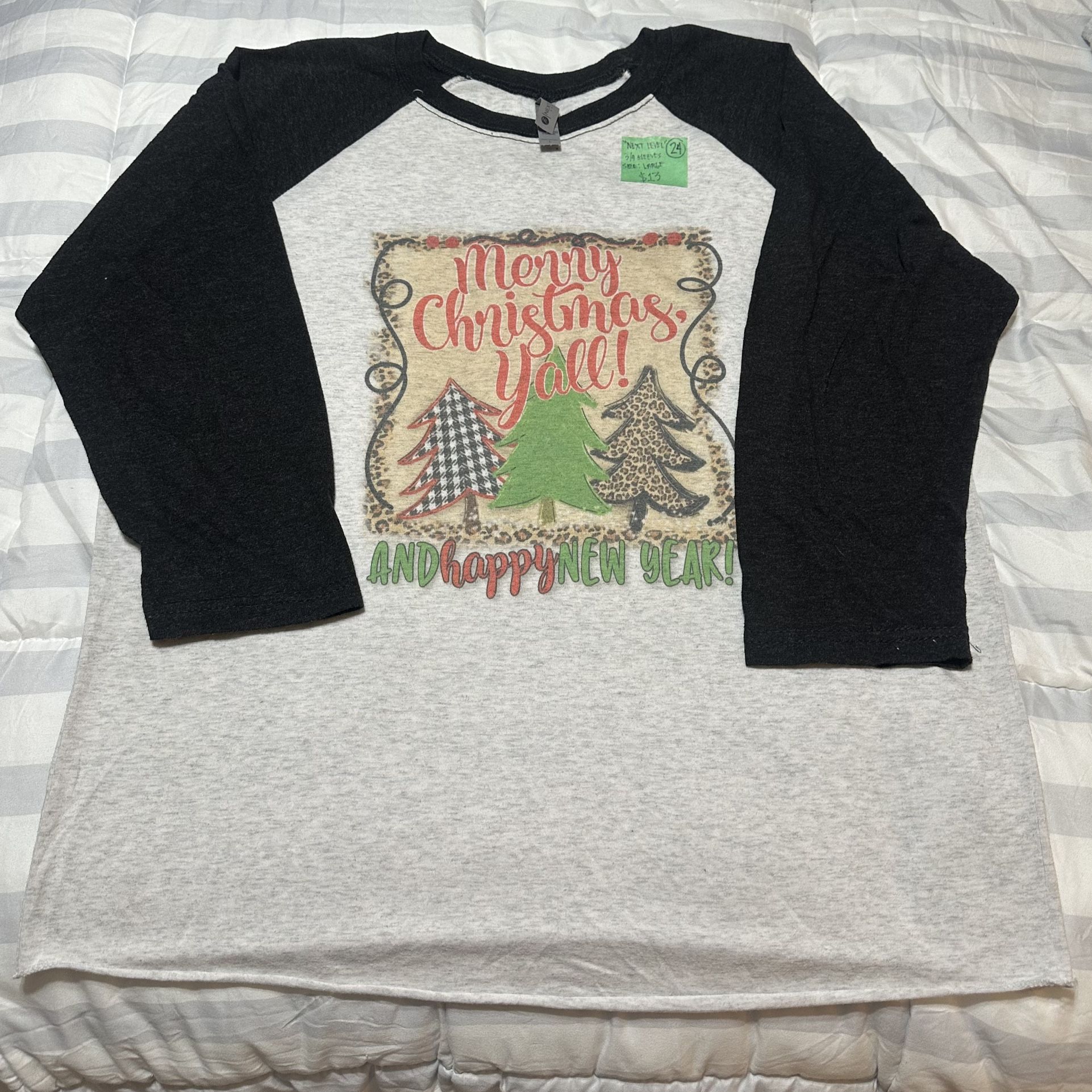 Pre Owned Next Level Christmas Shirt for Women