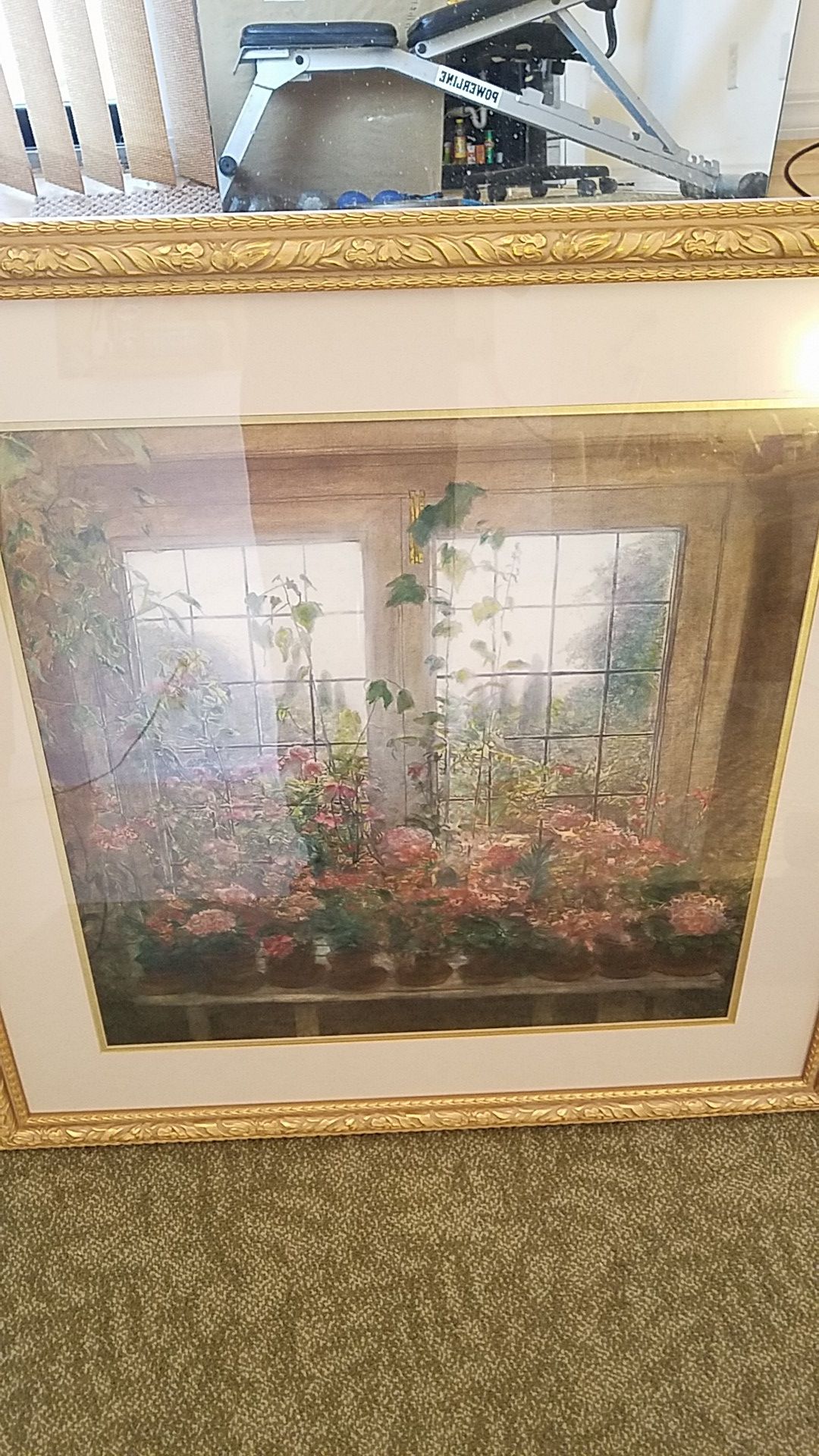 Painting art wall hanging Piet Bekaert 1996 33 x 33