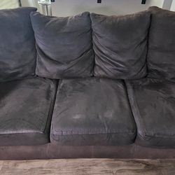 Free Brown Sofa And Love Seat 