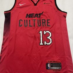 Miami Heat Bam Adebayo swingman jerseys S-2XL new version
