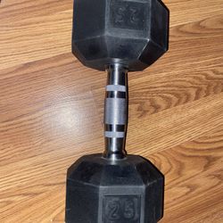 Single 25 lb Dumbbell - Great Condition - $15