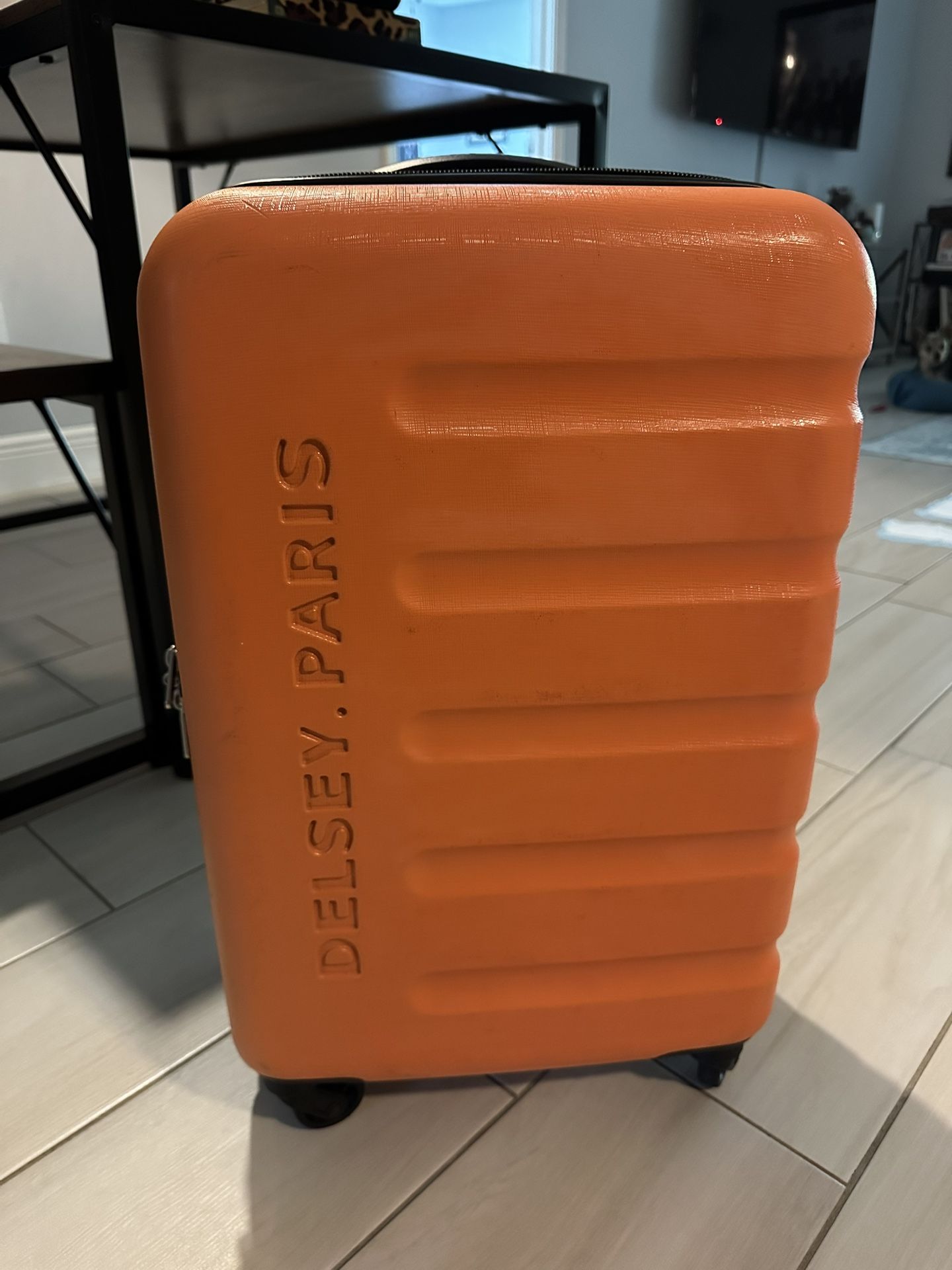 Orange Carry-On Luggage