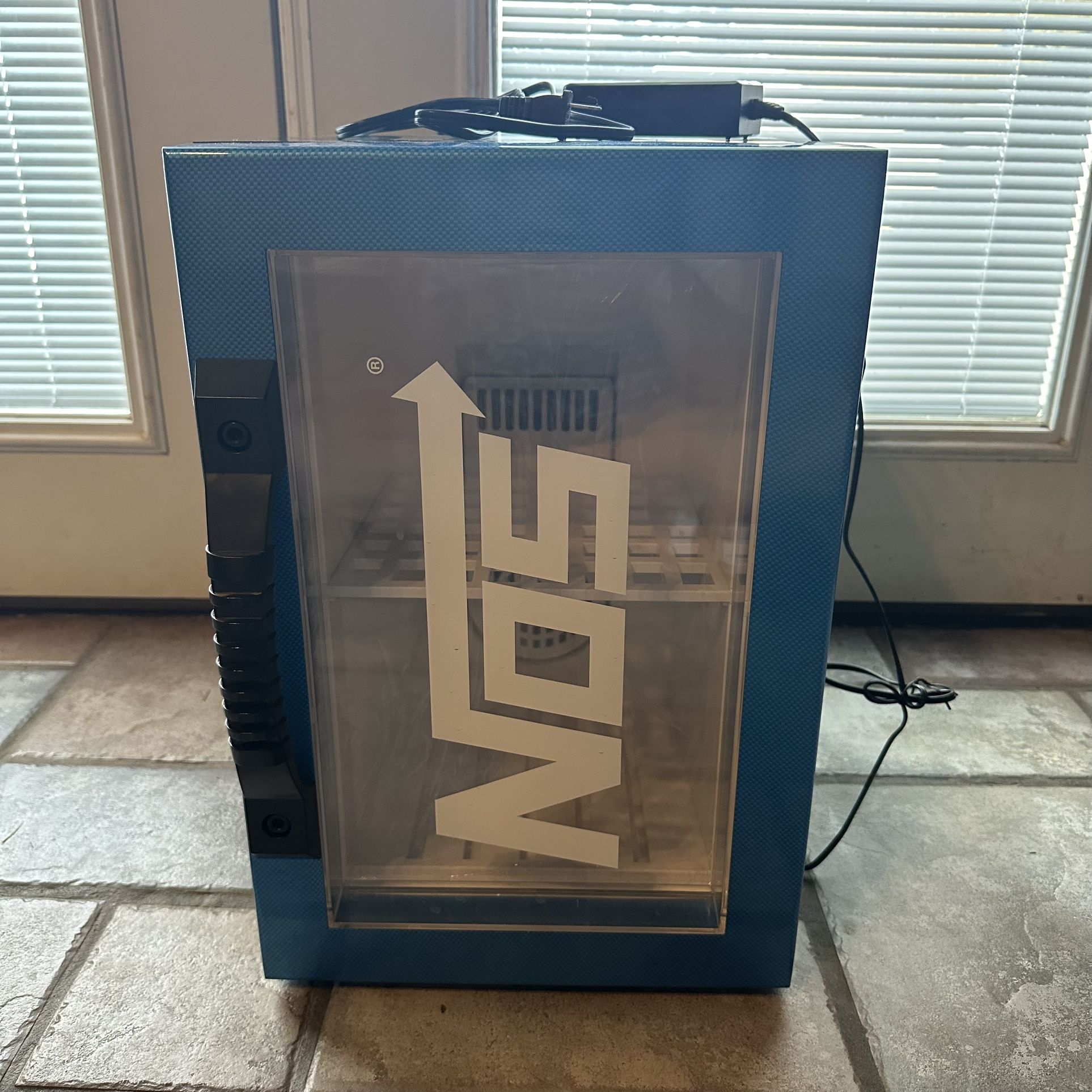 Nos Energy Drink mini fridge cooler