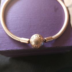 Pandora 7 Inch Rose Gold Bracelet 