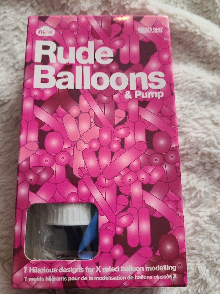 Pack of long balloons with hand pump for easy inflation
Includes 24 long balloons and set of instructions
With 7 hilarious designs for x-rated, ove