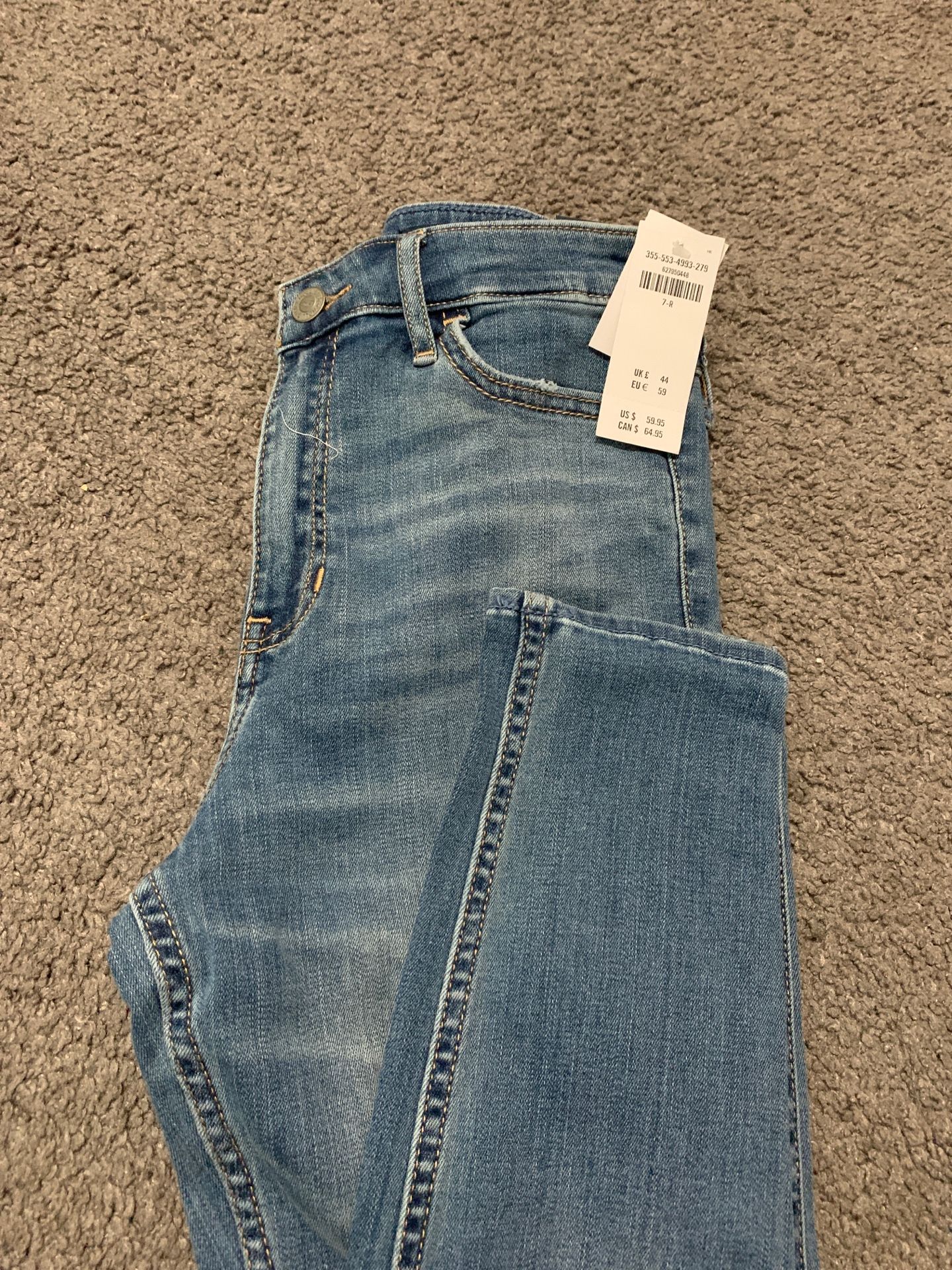 Hollister High Rise Jeans size 7s