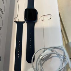 Apple Watch Series 7 GPS + LTE 45mm Blue Aluminum Retail Box Included
