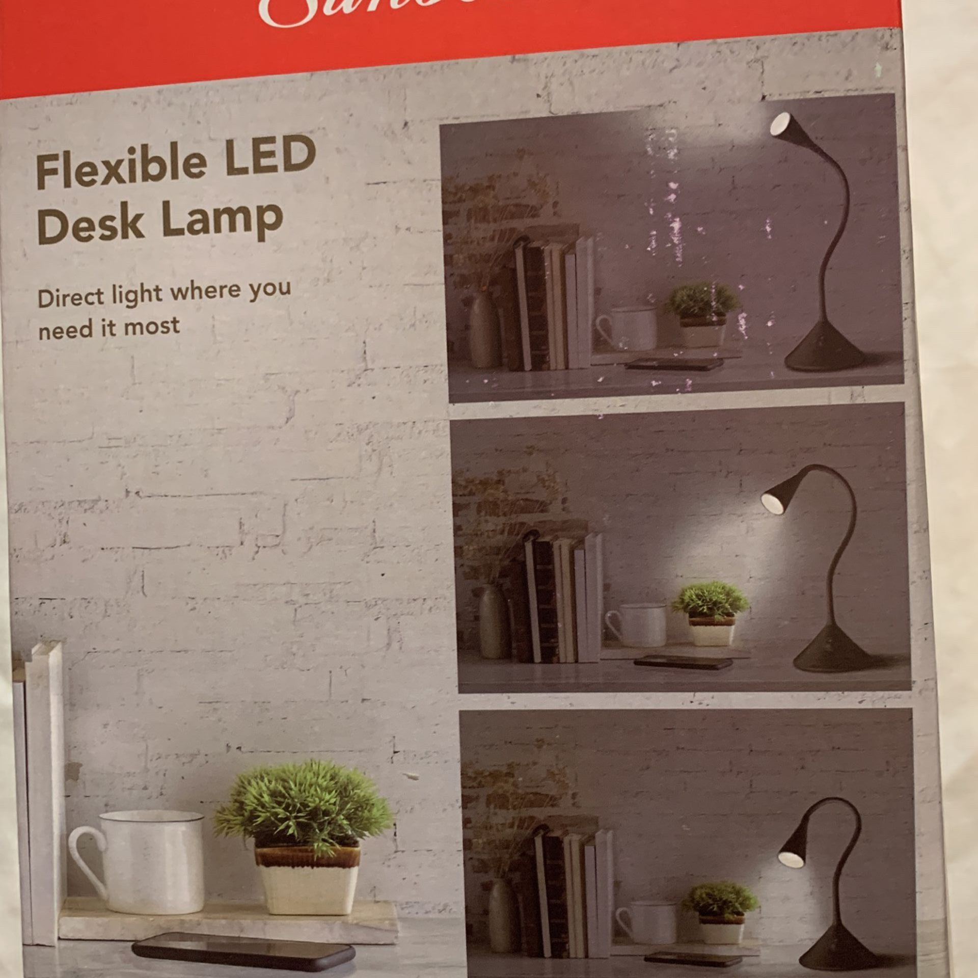 Sunbeam flexible led desk 2024 lamp dollar tree