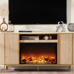Beautiful Fireplace TV Stand