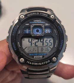 Casio World Time Illuminator AE-2000W (3199)