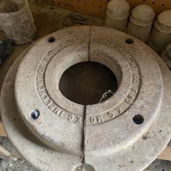 Tractor Wheel Weighs 