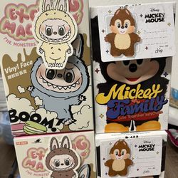 Labubu/mickey Family 