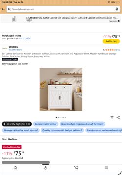Brand new cabinet