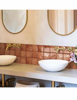 10 Sheet Thicker Peel and Stick Backsplash Tile, 12"x12" 3D Self Adhesive Square Mosaic Subway Checkered Vinyl Backsplash Stick on Wall Tiles for Bath