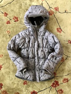 Girls Lands’ End fleece lined parka