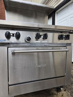 Commercial stove and restaurant items