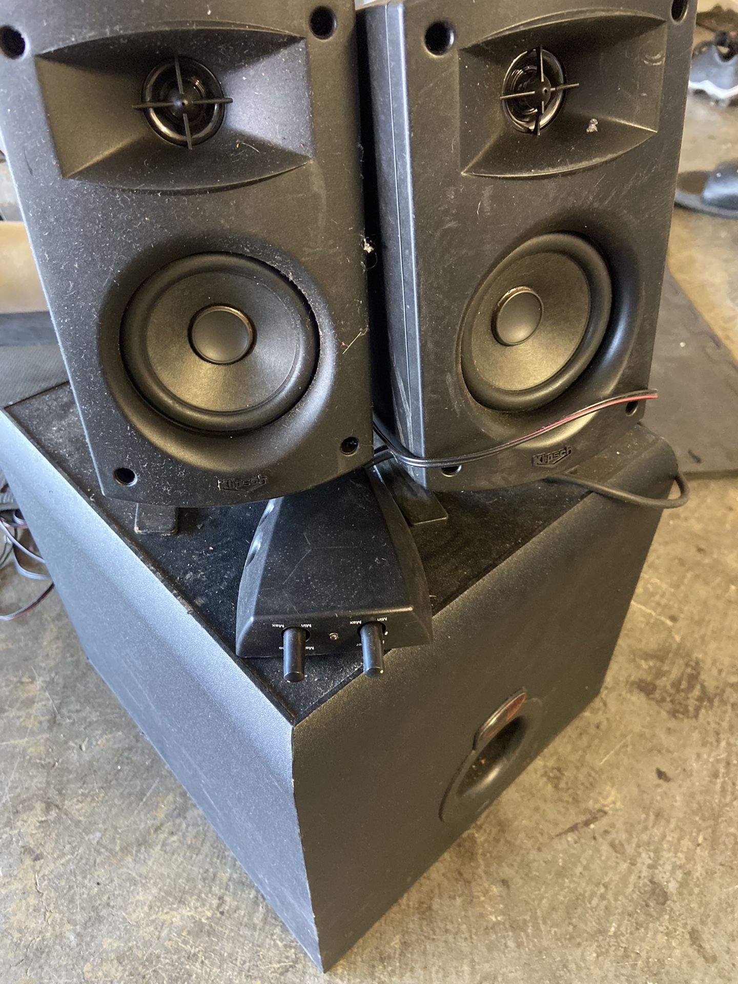 Klipsch Computer Speaker And Subwoofer